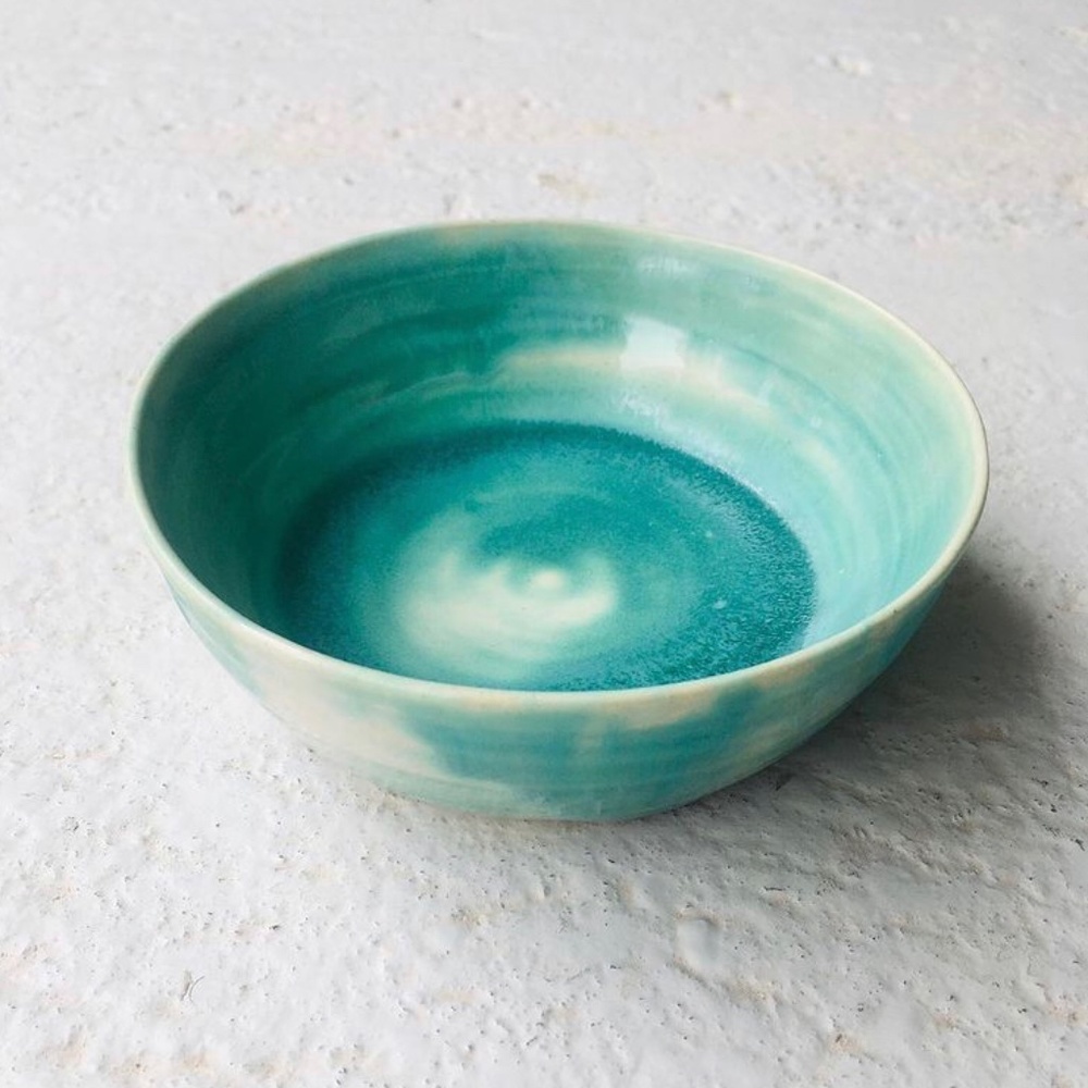 SOLD!! /......Handmade salad bowl (S) #0056